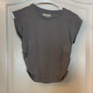 Madewell Charcoal Muscle Tee